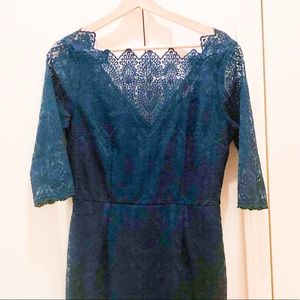 Emerald Green Lace Party Dress ModCloth Soiéblu